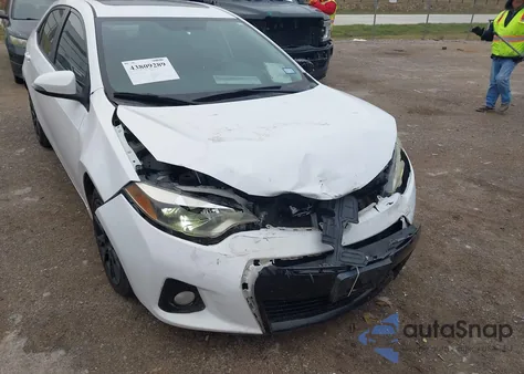 2016 Toyota Corolla S W/Special Edition Pkg z USA, uszkodzony, nr VIN 2T1BURHE1GC486335